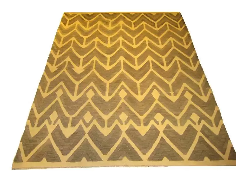 kilim afghan 293 X 205 Tapis kilim afghan à desgin modern