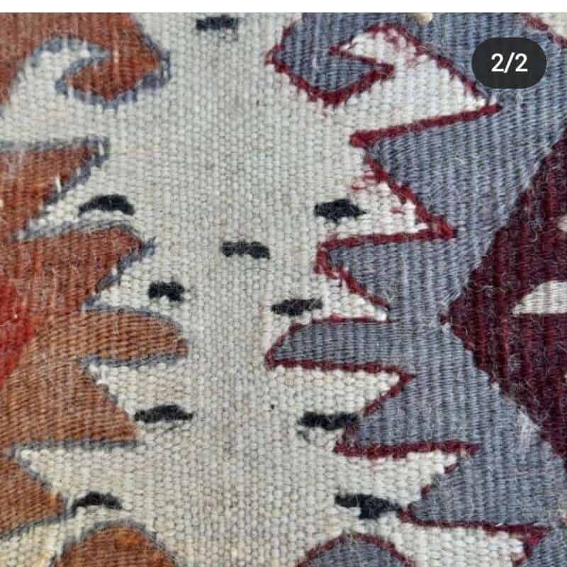 Kilim Turc Restauré Tapis Kilim Turc après restauration