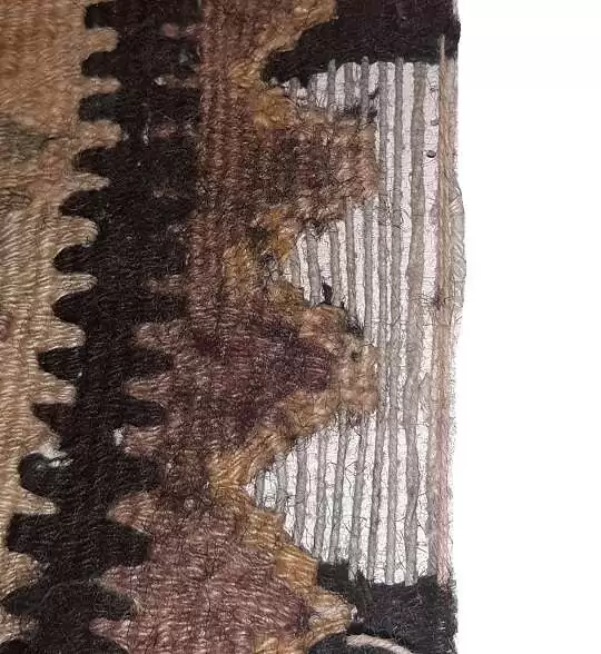 réparation de kilim turc ( avant )