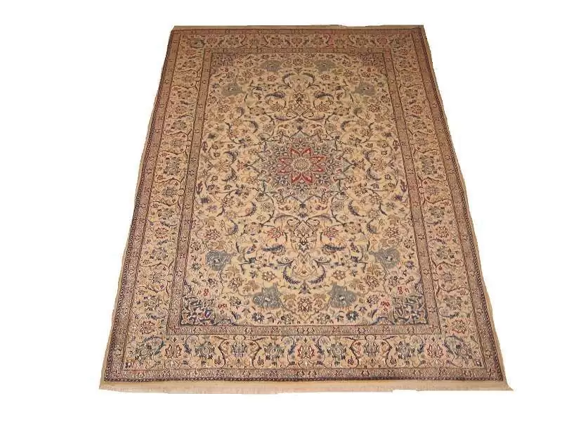 Tapis Nain - Iran en laine et soie