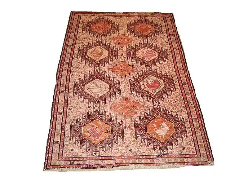 Tapis soumak azeri en soie - iran