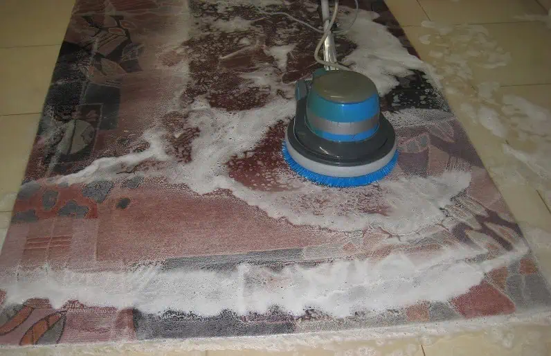 Lavage d'un tapis