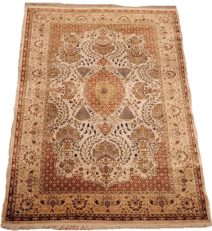 silk herekh 151 X 103 cm tapis herekh en soie - turquie