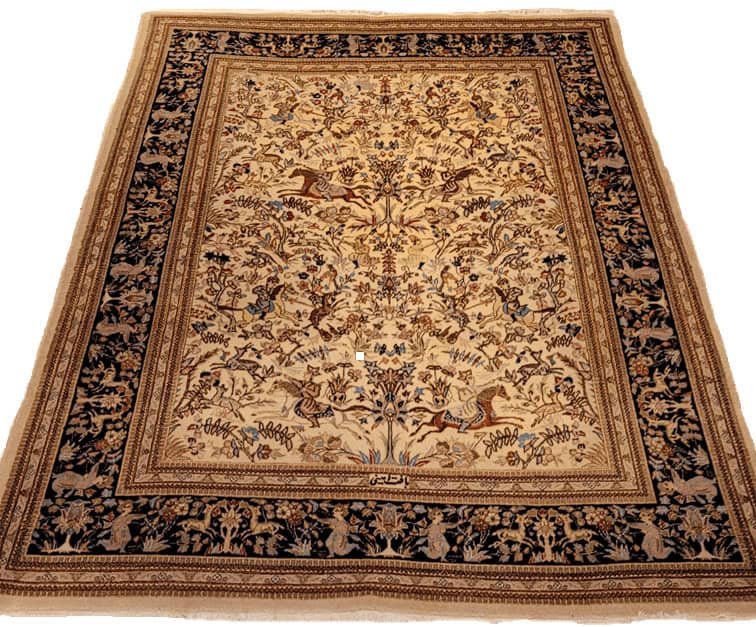 tabriz 267 X 190 cm signé tapis tabriz - iran