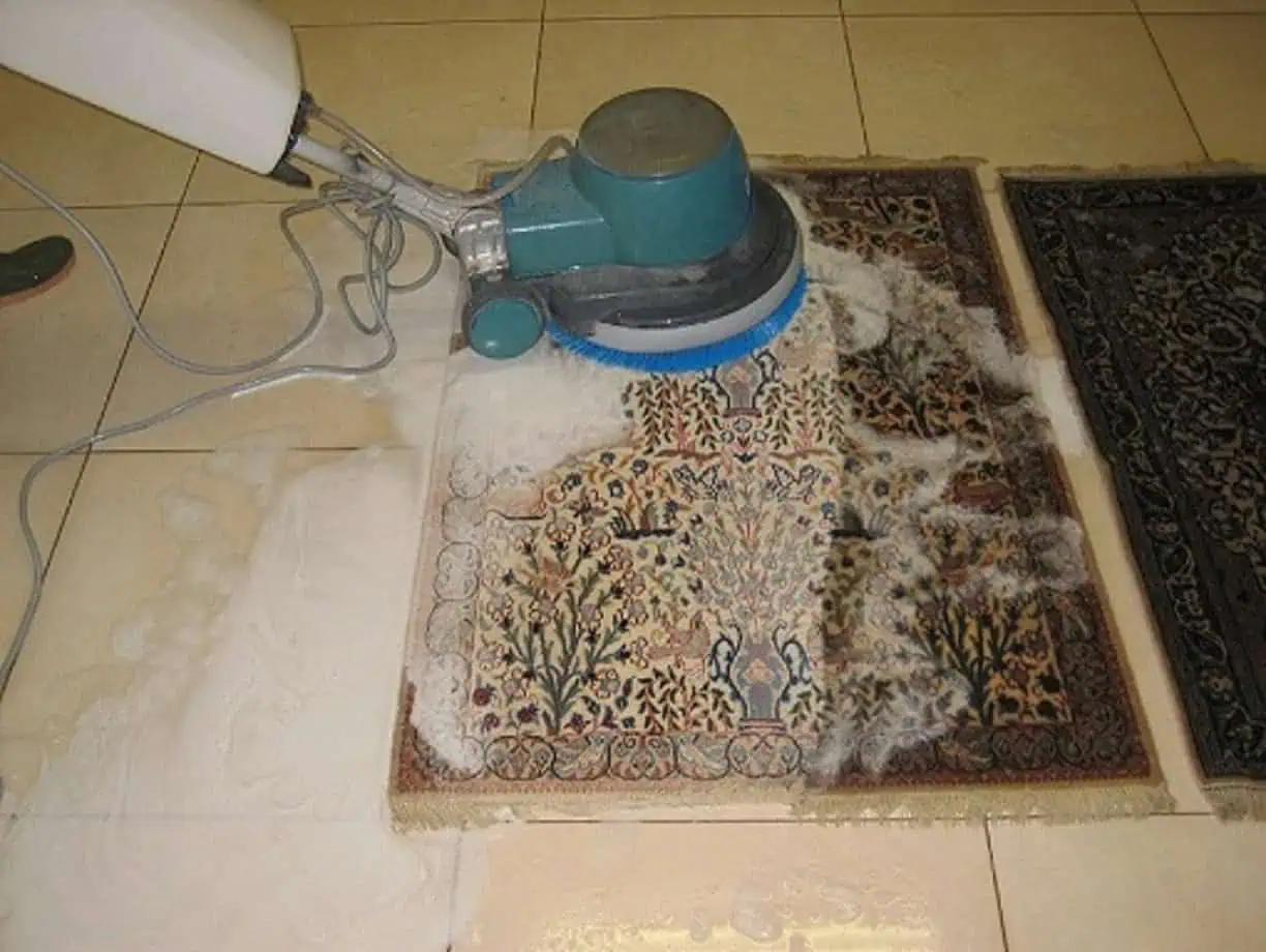 Lavage du tapis