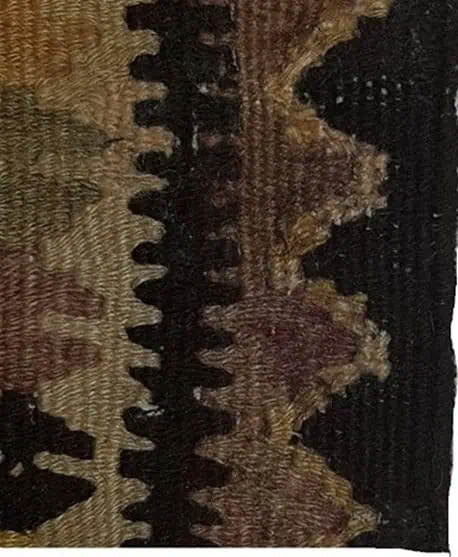 Kilim turc après réparation<br />
